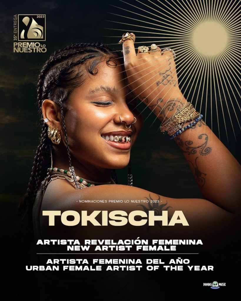 Tokischa celebra nominaciones a Premio Lo Nuestro y portada en revista